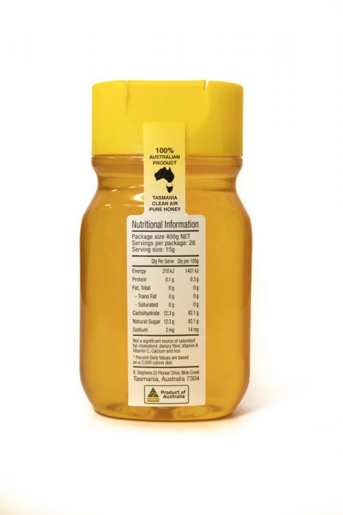 Golden Nectar Leatherwood Honey Squeezable  400g