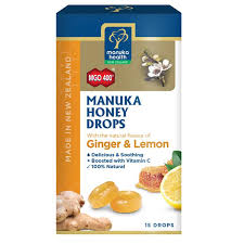 Manuka Honey with Ginger & Lemon Lozenges