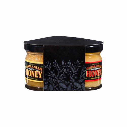 Tasmanian Honey Company Gift Box of 3 x 50g Jars Eucalyptus, Leatherwood, Meadow